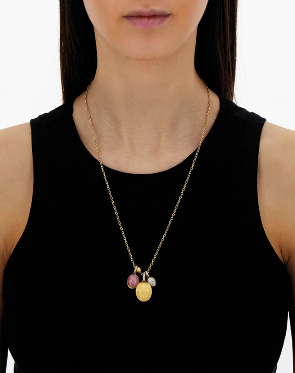 Ciondolo Donna Nanis Oro Giallo 18 KT Diamanti Boules inciso PS15-609